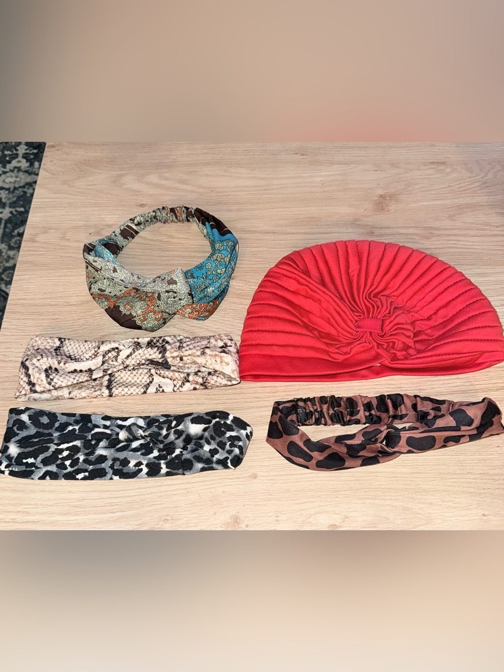 Lot of hair wrap wraps headbands turban
